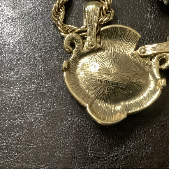 Heidi Daus Gold and Silver Statement Piece Necklace. NIB - Picture 6 of 8